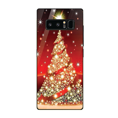 Merry Chrismas Tempered Glass Phone Case for Samsung Galaxy Note 8
