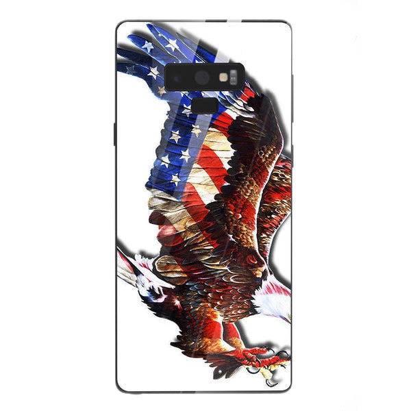 Eagle Tempered Glass Phone Case for Samsung Galaxy Note 9