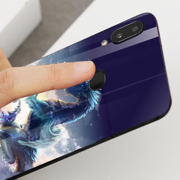 Dragon Tempered Glass Phone Case for Samsung Galaxy A10S