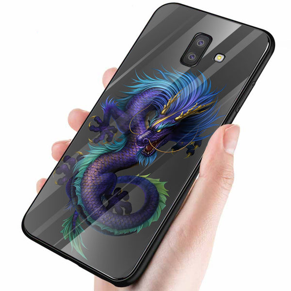 Dragon Tempered Glass Phone Case for Samsung Galaxy J6 Plus