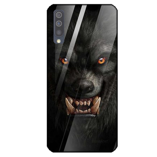 Wolf Eyes Tempered Glass Phone Case for Samsung Galaxy A50S