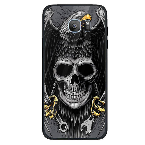 Eagle Tempered Glass Phone Case for Samsung Galaxy S7