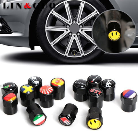 4pcs car-styling case for BMW opel opc skoda vrs lada nismo ms rline sline car Accessories Motorcycle Automobiles car styling