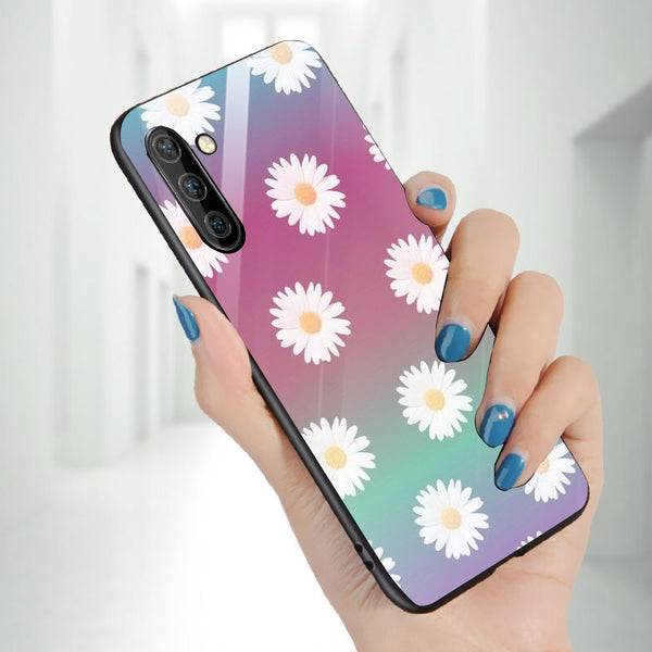 Beautiful Flowers Tempered Glass Phone Case for Samsung Galaxy Note 10