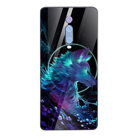 Wolf Eyes Tempered Glass Phone Case for Xiaomi Redmi K20 Pro