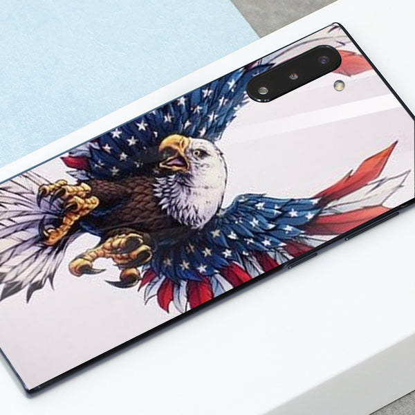 Eagle Tempered Glass Phone Case for Samsung Galaxy Note 10