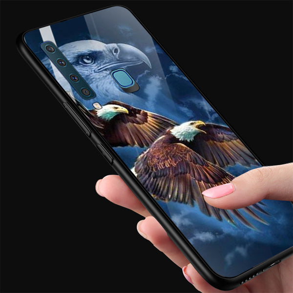 Eagle Tempered Glass Phone Case for Samsung Galaxy A9 2018