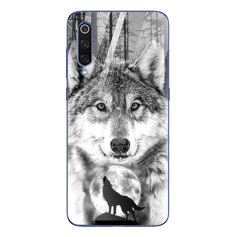 Wolf Eyes Tempered Glass Phone Case for Xiaomi Mi 9 SE