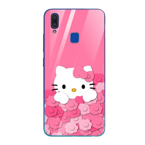 Cute Teddy Bear Tempered Glass Phone Case for Vivo Y95
