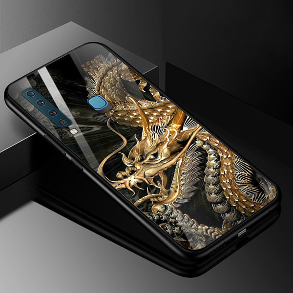 Dragon Tempered Glass Phone Case for Samsung Galaxy A9 2018