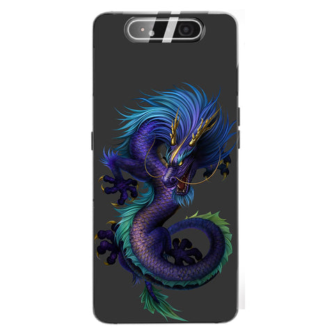 Dragon Tempered Glass Phone Case for Samsung Galaxy A80