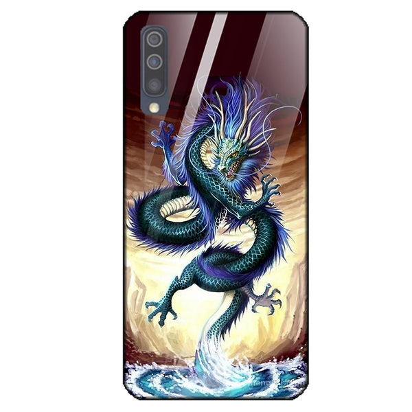 Dragon Tempered Glass Phone Case for Samsung Galaxy A50S