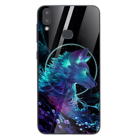 Wolf Eyes Tempered Glass Phone Case for Samsung Galaxy A10S