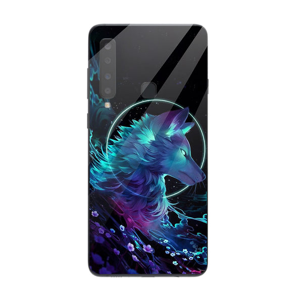 Wolf Eyes Tempered Glass Phone Case for Samsung Galaxy A9 2018