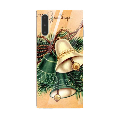 Merry Chrismas Tempered Glass Phone Case for Samsung Galaxy Note 10