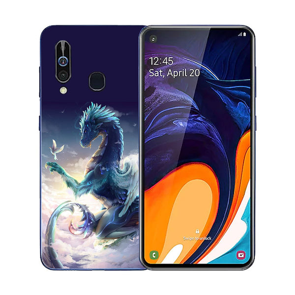 Dragon Tempered Glass Phone Case for Samsung Galaxy A60