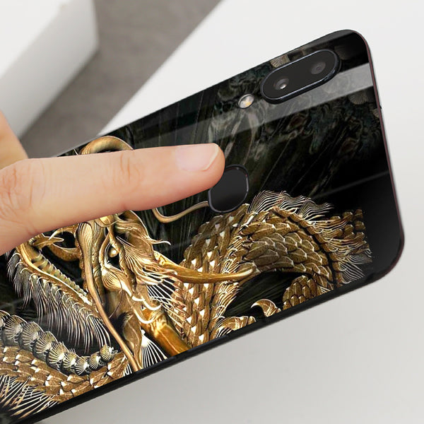 Dragon Tempered Glass Phone Case for Samsung Galaxy A10S