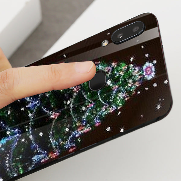 Merry Chrismas Tempered Glass Phone Case for Samsung Galaxy A10S