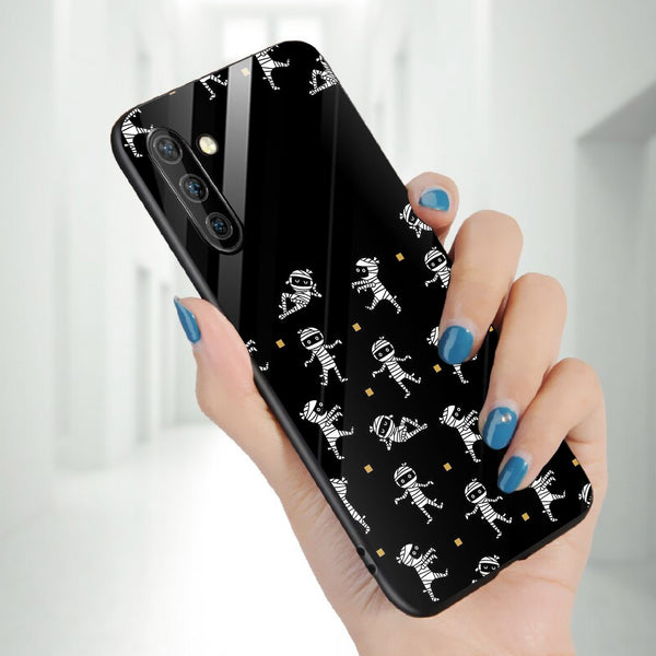 Halloween Skull Tempered Glass Phone Case for Samsung Galaxy Note 10