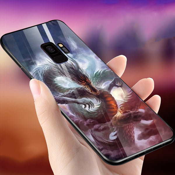 Dragon Tempered Glass Phone Case for Samsung Galaxy S9