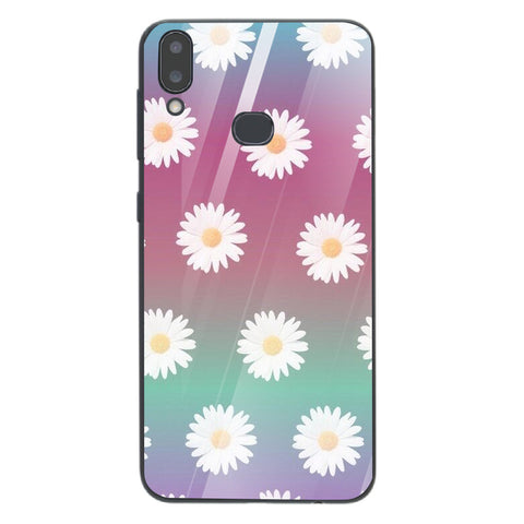 Beautiful Flowers Tempered Glass Phone Case for Samsung Galaxy A10S