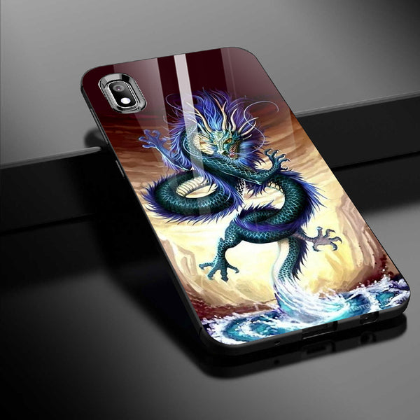Dragon Tempered Glass Phone Case for Samsung Galaxy A10