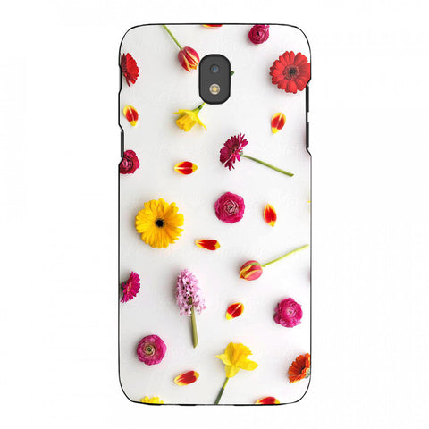 Beautiful Flowers Tempered Glass Phone Case for Samsung Galaxy J5 Pro