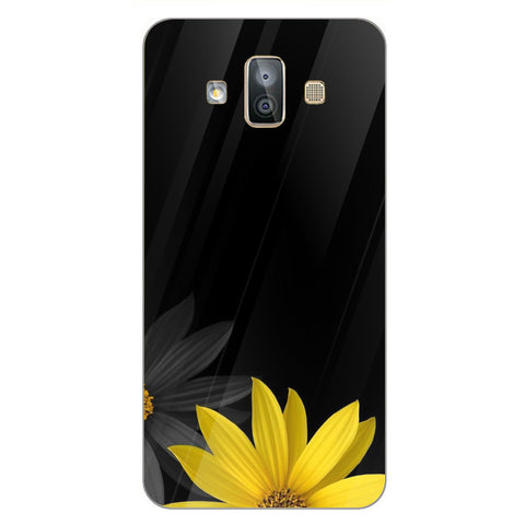 Beautiful Flowers Tempered Glass Phone Case for Samsung Galaxy J7 Duo