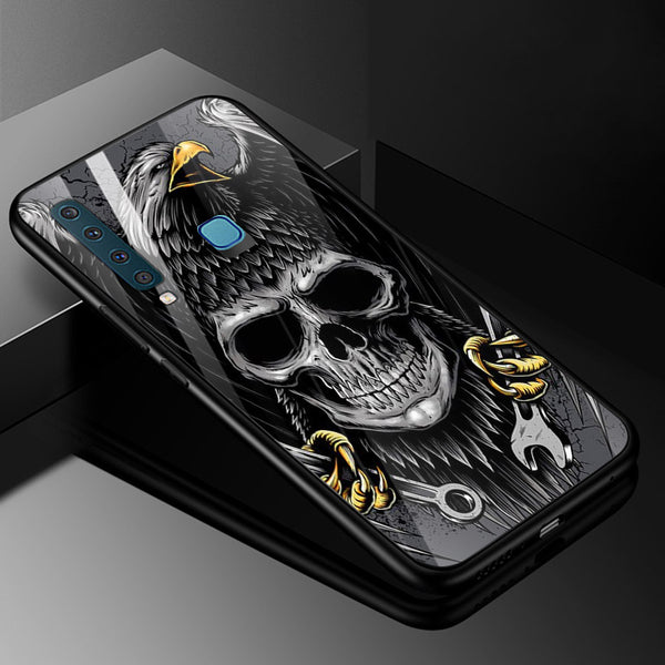Eagle Tempered Glass Phone Case for Samsung Galaxy A9 2018