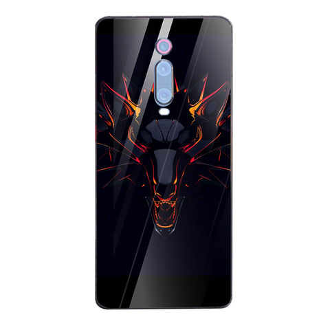 Wolf Eyes Tempered Glass Phone Case for Xiaomi Redmi K20