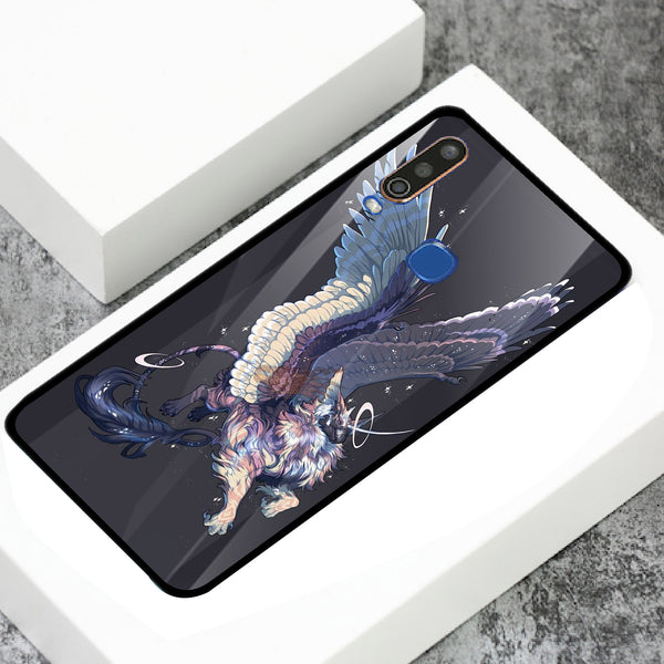 Dragon Tempered Glass Phone Case for Vivo Y17