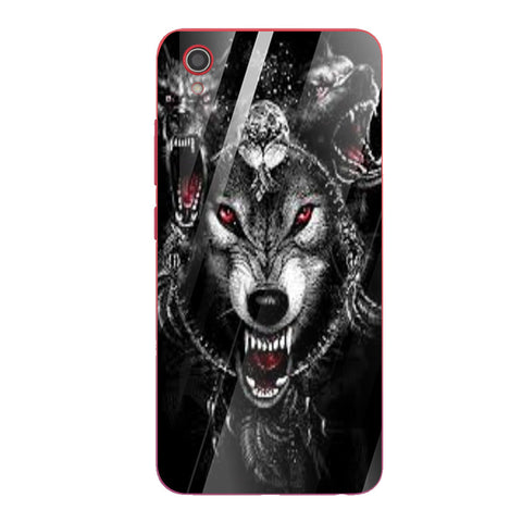 Wolf Eyes Tempered Glass Phone Case for Vivo Y95