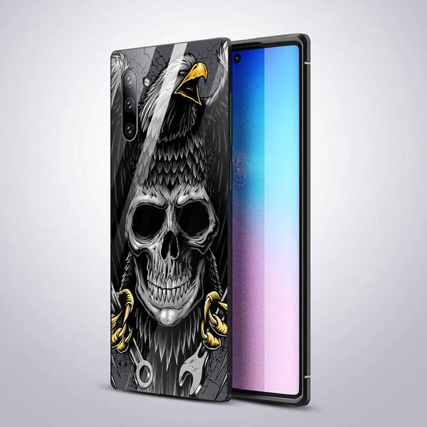 Eagle Tempered Glass Phone Case for Samsung Galaxy Note 10