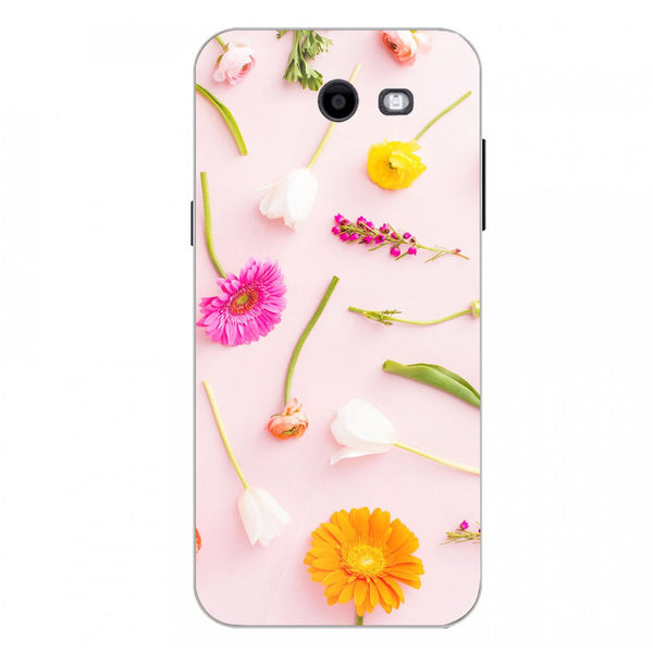 Beautiful Flowers Tempered Glass Phone Case for Samsung Galaxy J3 Prime