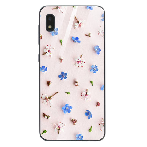Beautiful Flowers Tempered Glass Phone Case for Samsung Galaxy A10