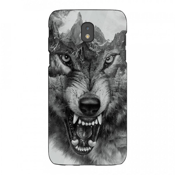 Wolf Eyes Tempered Glass Phone Case for Samsung Galaxy J5 Pro