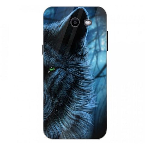 Wolf Eyes Tempered Glass Phone Case for Samsung Galaxy J3 Prime