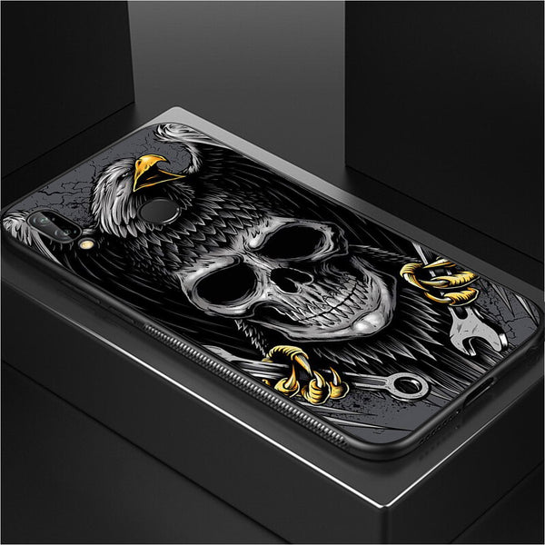 Eagle Tempered Glass Phone Case for Samsung Galaxy A30