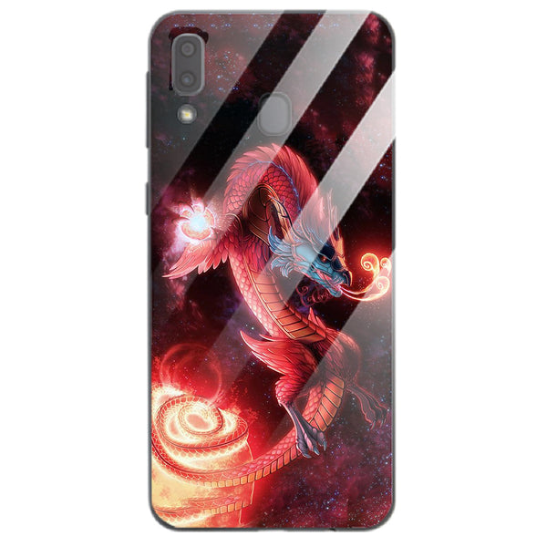 Dragon Tempered Glass Phone Case for Samsung Galaxy A30