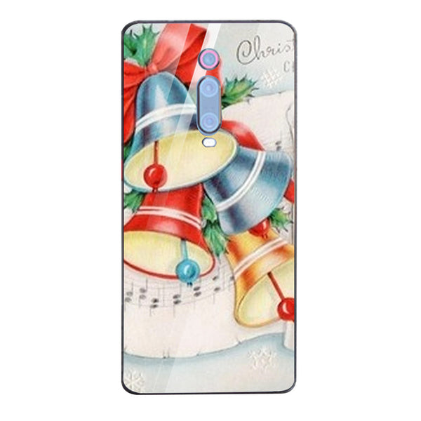 Merry Chrismas Tempered Glass Phone Case for Xiaomi Redmi K20