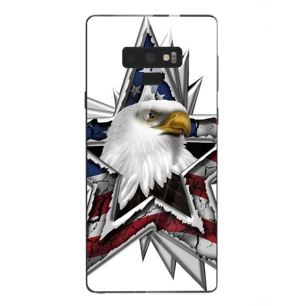 Eagle Tempered Glass Phone Case for Samsung Galaxy Note 9