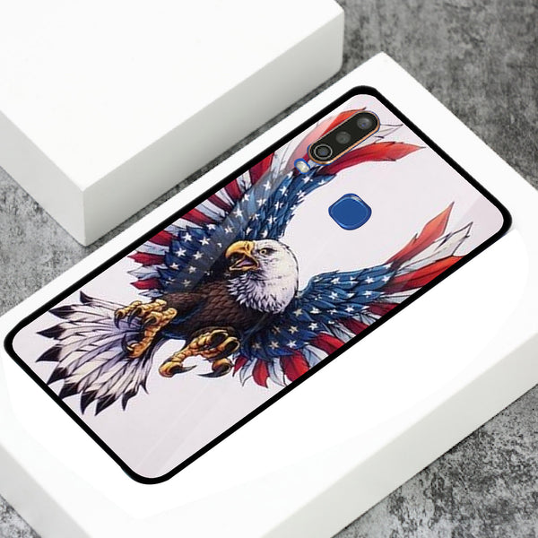 Eagle Tempered Glass Phone Case for Vivo Y17