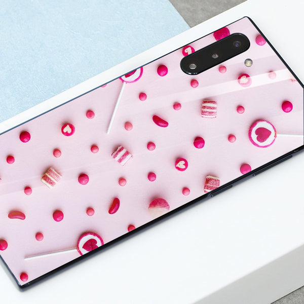 Beautiful Flowers Tempered Glass Phone Case for Samsung Galaxy Note 10