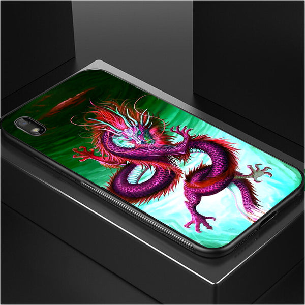 Dragon Tempered Glass Phone Case for Samsung Galaxy A10