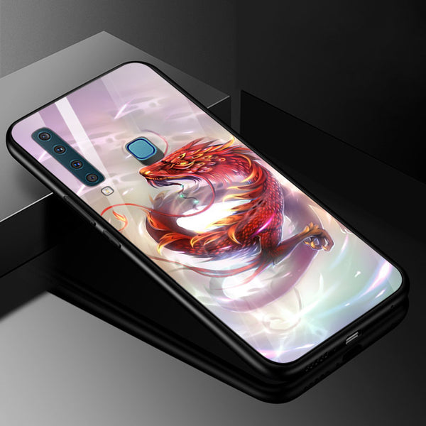 Dragon Tempered Glass Phone Case for Samsung Galaxy A9 2018