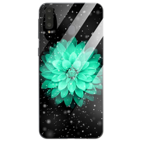 Beautiful Flowers Tempered Glass Phone Case for Samsung