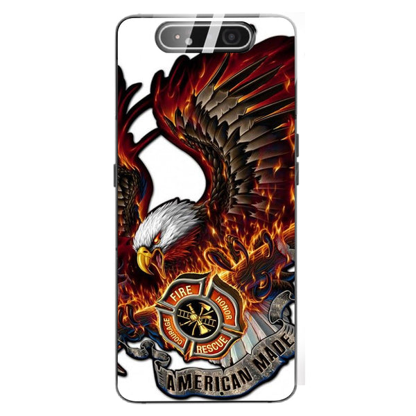 Eagle Tempered Glass Phone Case for Samsung Galaxy A80