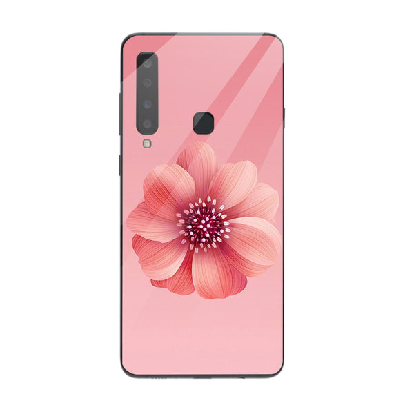 Beautiful Flowers Tempered Glass Phone Case for Samsung Galaxy A9 2018