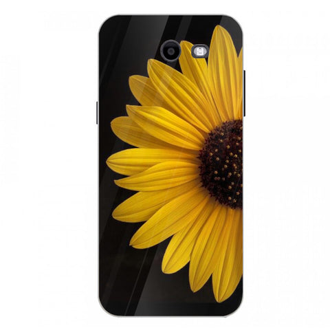Beautiful Flowers Tempered Glass Phone Case for Samsung Galaxy J3 Prime