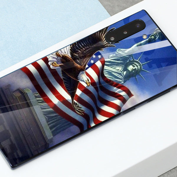 Eagle Tempered Glass Phone Case for Samsung Galaxy Note 10
